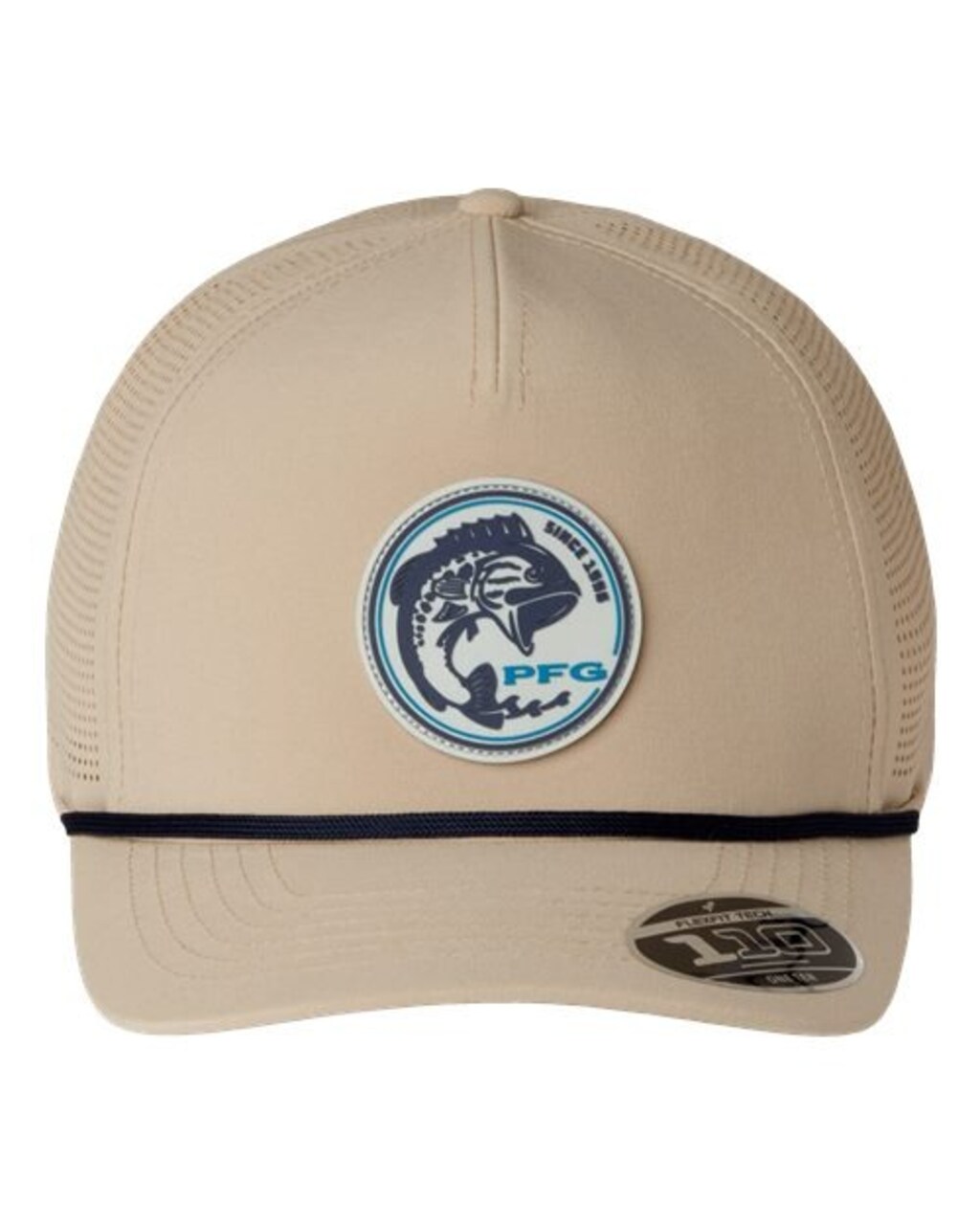 1 Count Tidal Pursuit 3D Stretch Snapback Cap with UPF 50 Protection and Water Resistant Finish